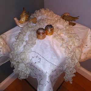 Golden White Sashay Scarf